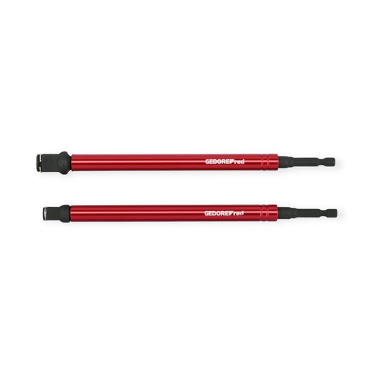 GEDORE red R47112002 - Juego de 2 alargadores para llaves de vaso con tubo protector