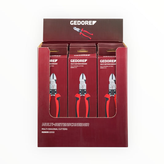 GEDORE red R28009212 - Expositor per a punt de venda amb 12 alicates de tall multiúsos