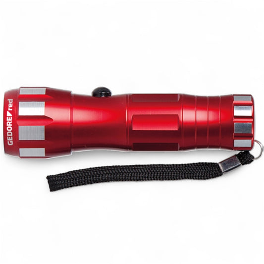 GEDORE red R95300017 - Linterna LED con cuerpo de aluminio y alcance 25-30m