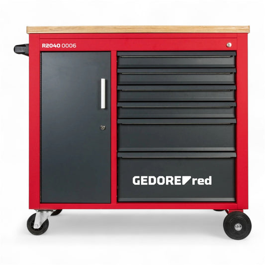 GEDORE red R20400006 - Banco de trabajo móvil MECHANIC, con 6 cajones 988x431x935 mm
