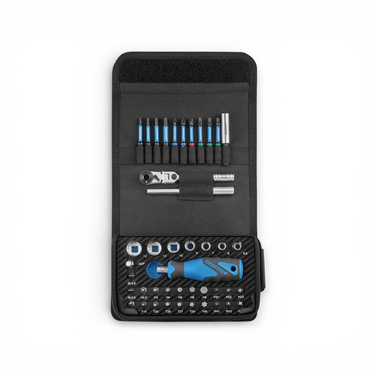 GEDORE TC 666-MK-043 - Ready to Fix Kit – Kit de 43 puntas 1/4"