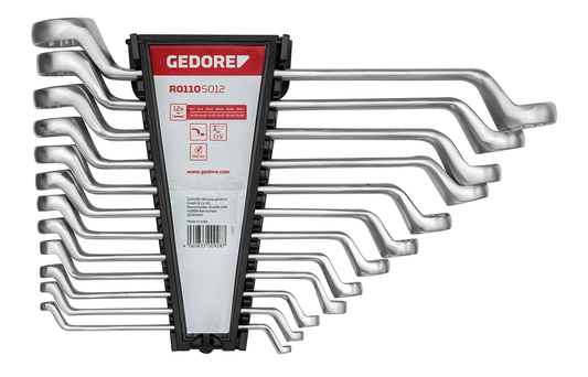 GEDORE red R01105012 - Juego de 12 llaves estrella acodadas, 6-32 mm