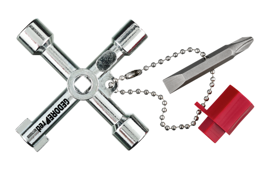 Llave de armarios multiusos