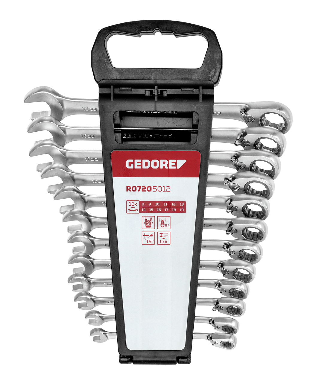 GEDORE Carraca Télescopique 2 Composants 1/2" 460-600 Mm R60010027 - Cliquet Réversible Pour Desserrage Puissant