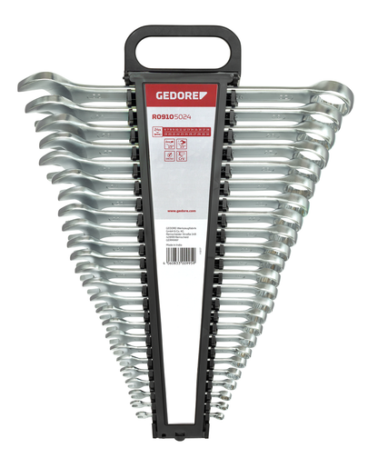 R09105024 - Joc de claus combinades, 6-32 mm, 24 peces