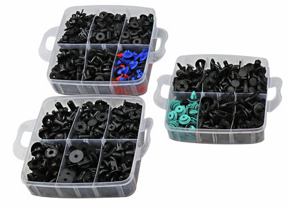 GEDORE Automotive R19002676 - Joc de 676 clips de fixació amb palanca de desmuntatge