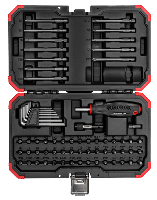 R33003067 - Juego de puntas 1/4" 67 piezas BMC