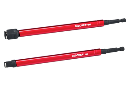 GEDORE red R47112002 - Juego de 2 alargadores para llaves de vaso con tubo protector