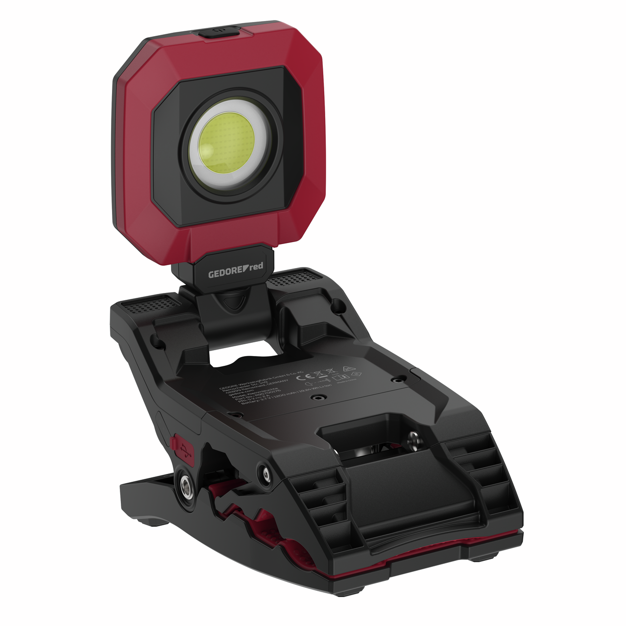 GEDORE red R95700176 - Foco de treball recarregable amb pinça i 1700 lúmens