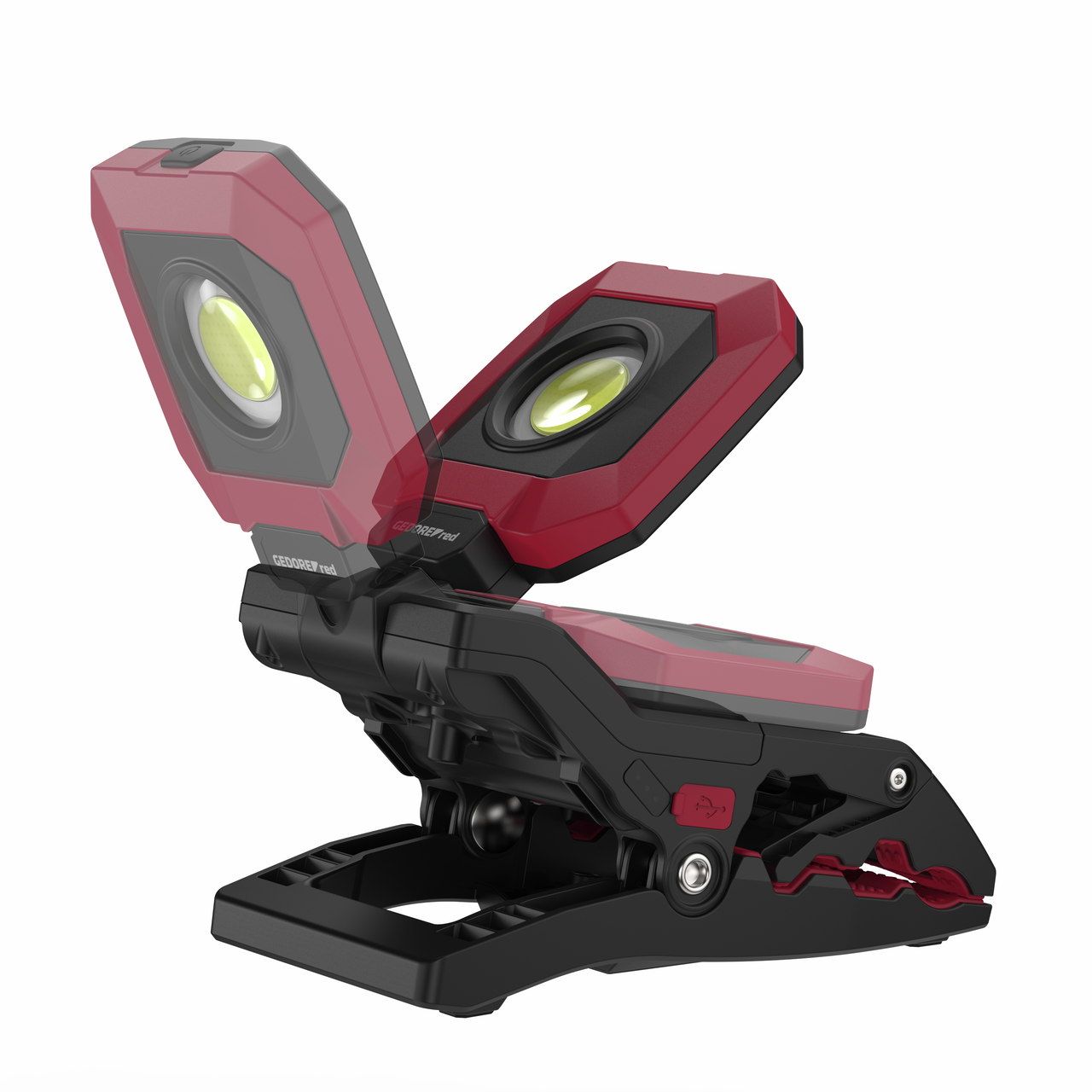 GEDORE red R95700176 - Foco de treball recarregable amb pinça i 1700 lúmens