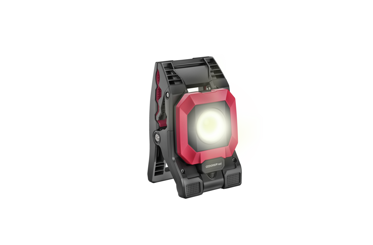 GEDORE red R95700176 - Foco de treball recarregable amb pinça i 1700 lúmens