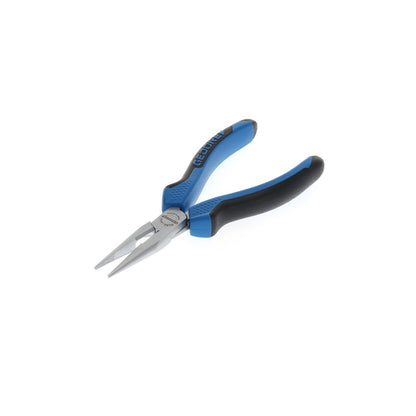 Alicate de boca semirredonda con mango bicomponente 140 mm