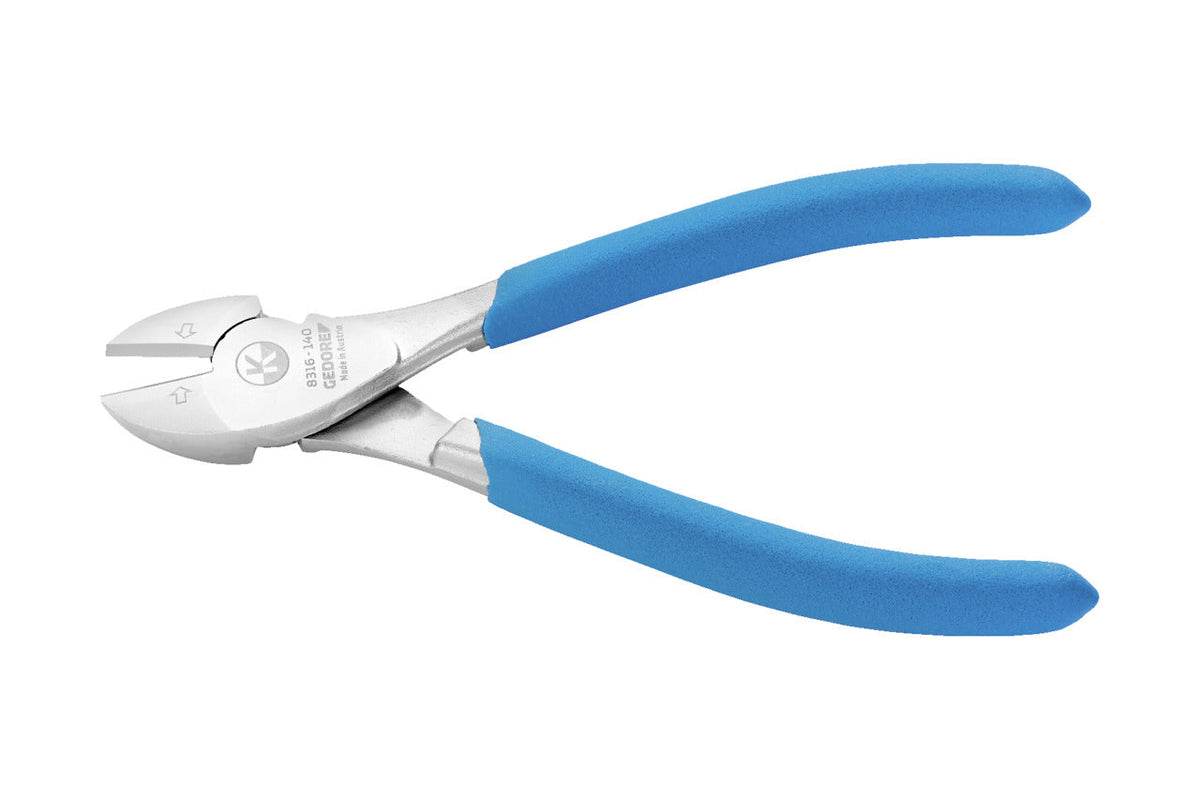 Alicate de corte diagonal para electricista con mango bañado