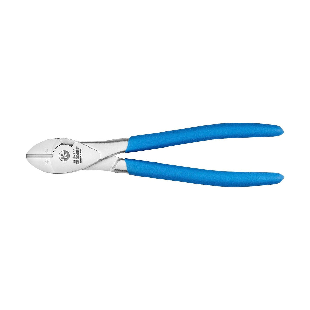 Alicate de corte diagonal para electricista con mango bañado 200 mm