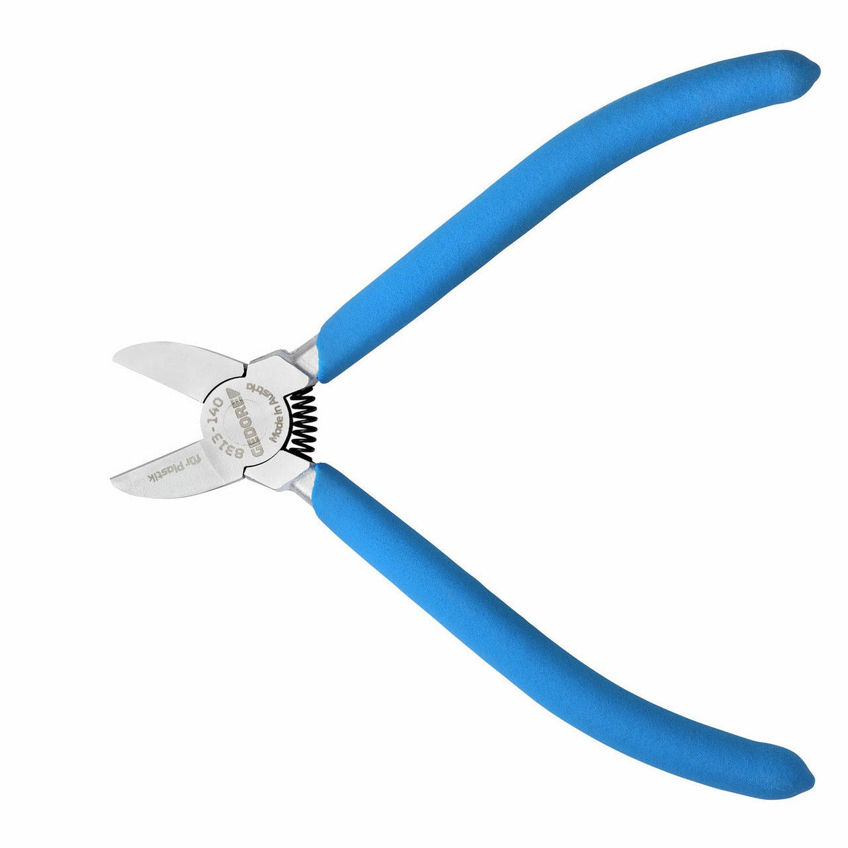 Alicate de corte diagonal para plástico con mango bañado 140 mm