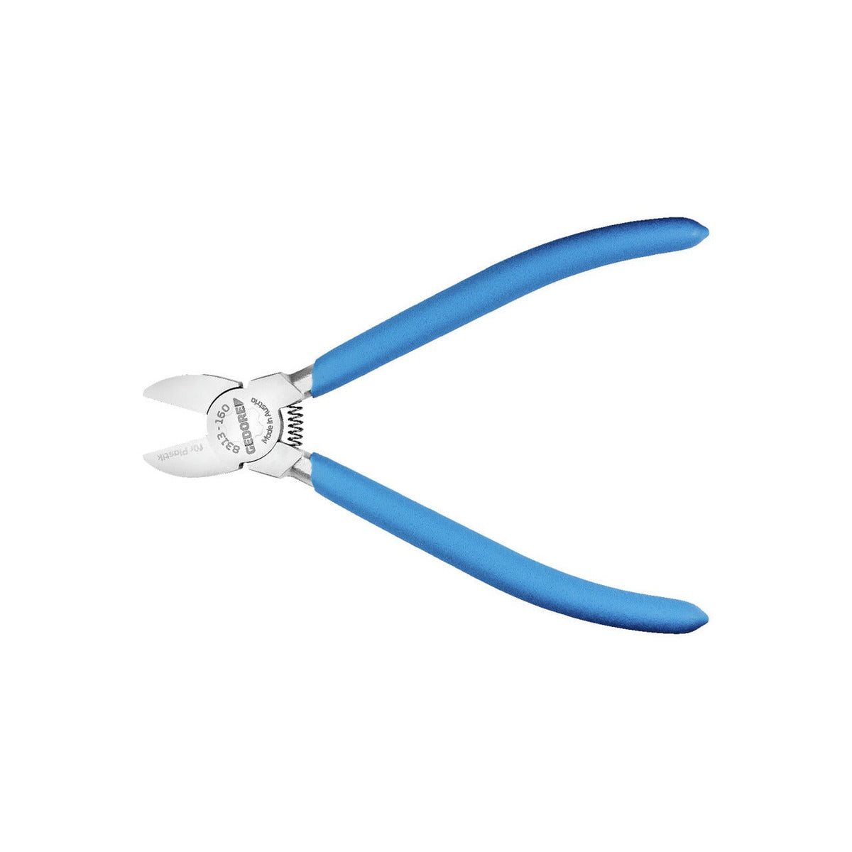 Alicate de corte diagonal para plástico con mango bañado 160 mm