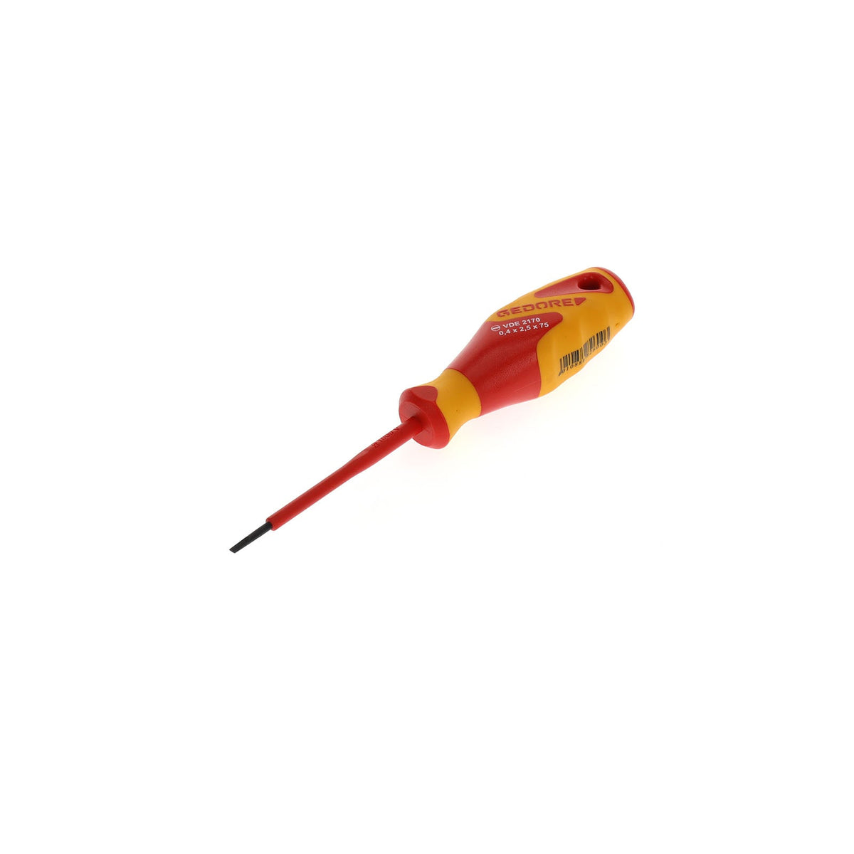 Destornillador aislado VDE plano 1000 V 2,5 mm