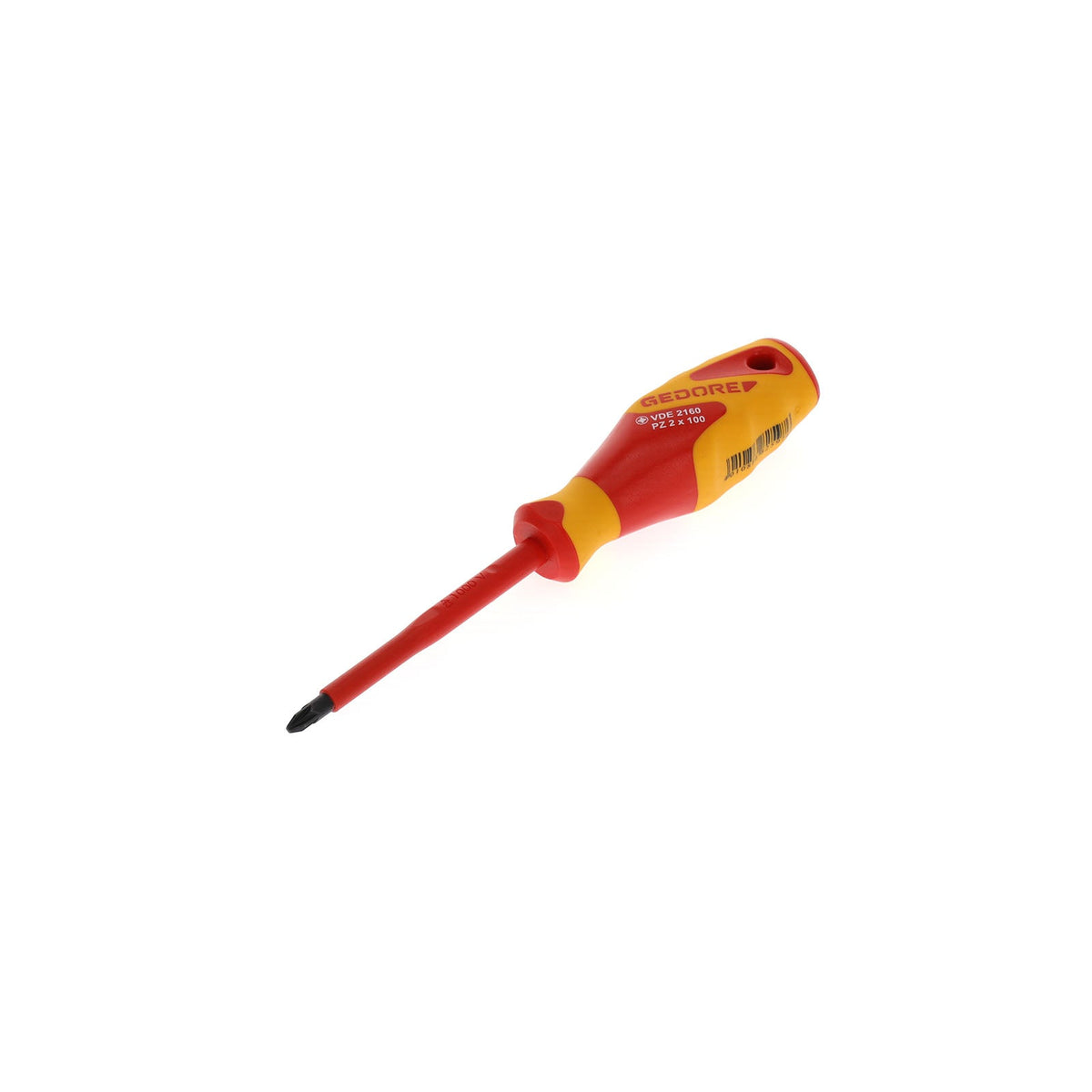 Destornillador aislado VDE Pozidriv 1000 V PZ 2