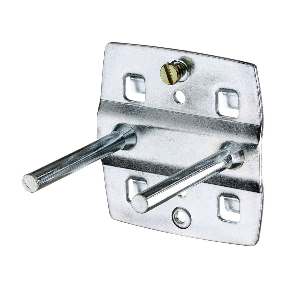 Gancho doble de espiga recta para panel perforado 50 mm