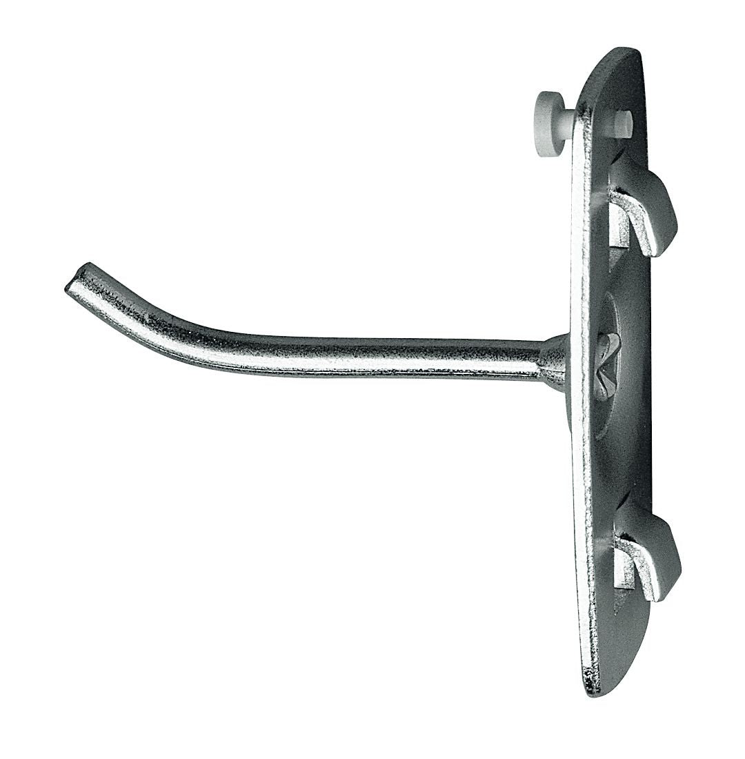Gancho de punta acodada para panel perforado