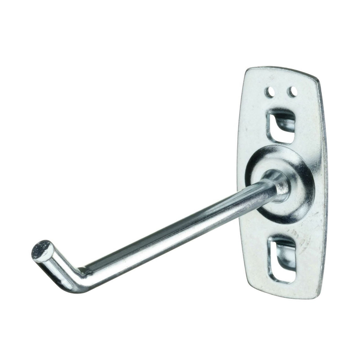 Gancho de punta acodada para panel perforado 100 mm Ø 6 mm