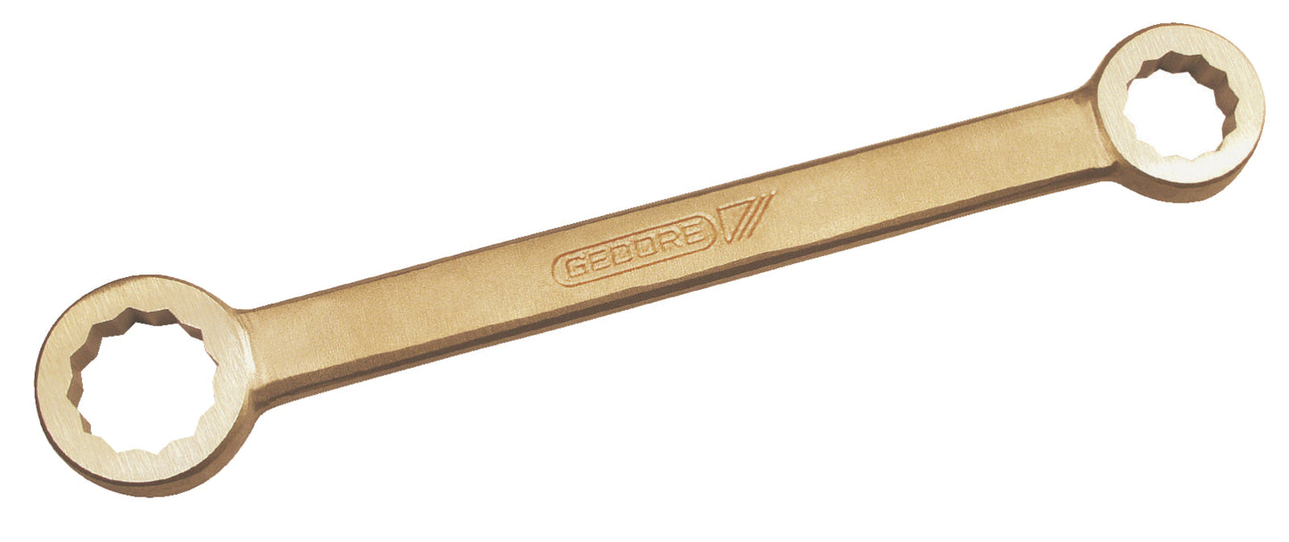 Llave  2 boca polig recta 25x28mm