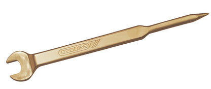 Llave abierta acodada 37 mm AC
