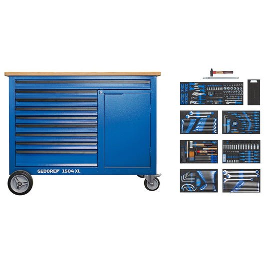 1504 XL-S-306 - Banco de trabajo con surtido