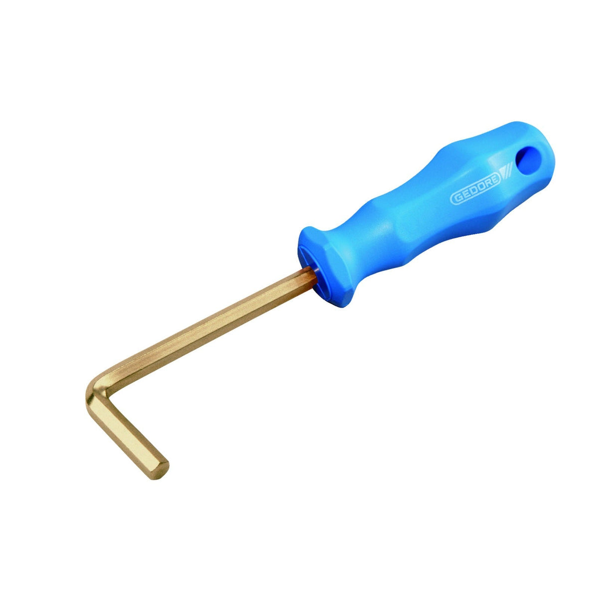 Llave Allen con mango acodado antichispa 3 mm