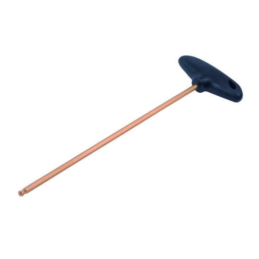 Llave Allen con mango en T y punta de bola antichispa 3 mm