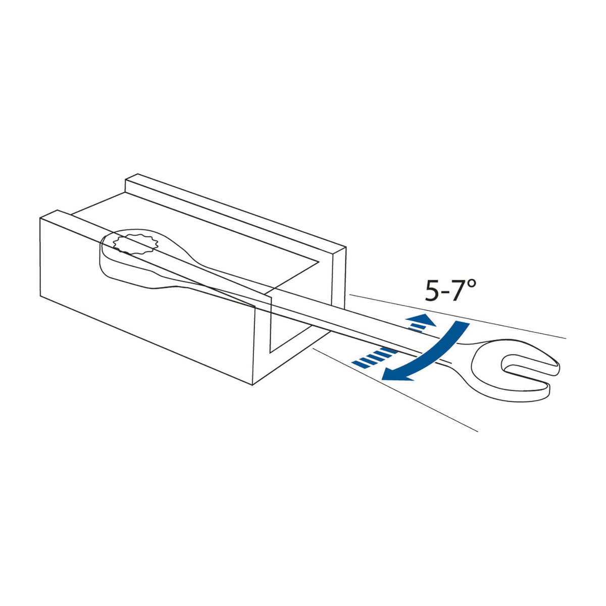 Llave combinada de carraca 7 R
