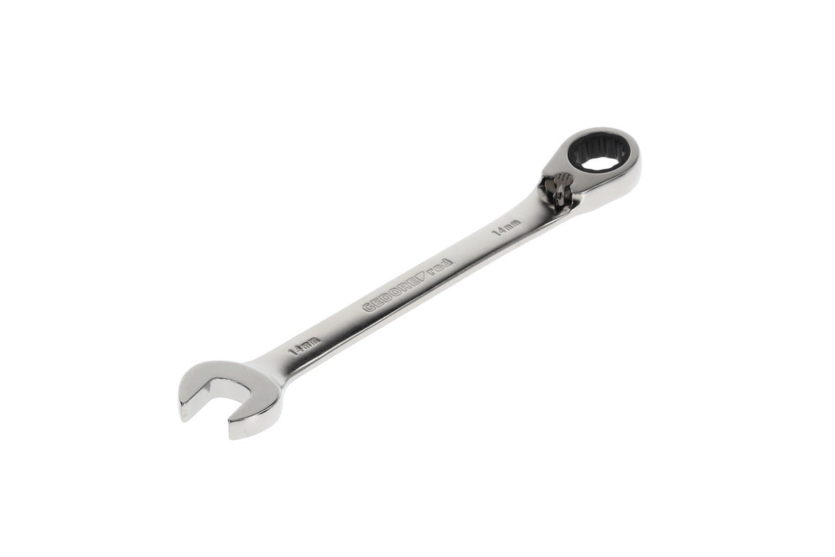 Llave combinada de carraca con palanca de cambio 14 mm
