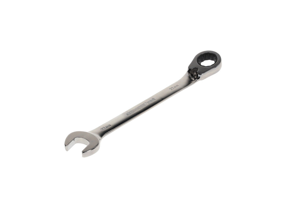 Llave combinada de carraca con palanca de cambio 22 mm