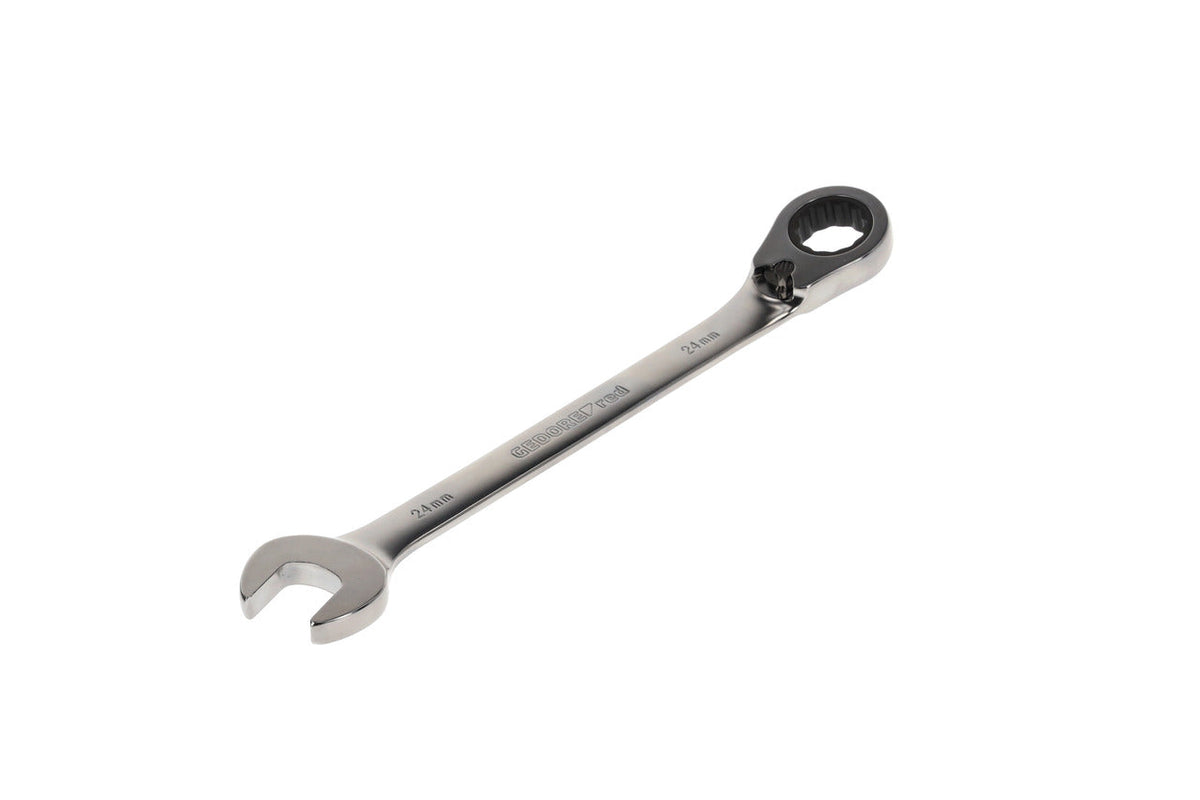 Llave combinada de carraca con palanca de cambio 24 mm