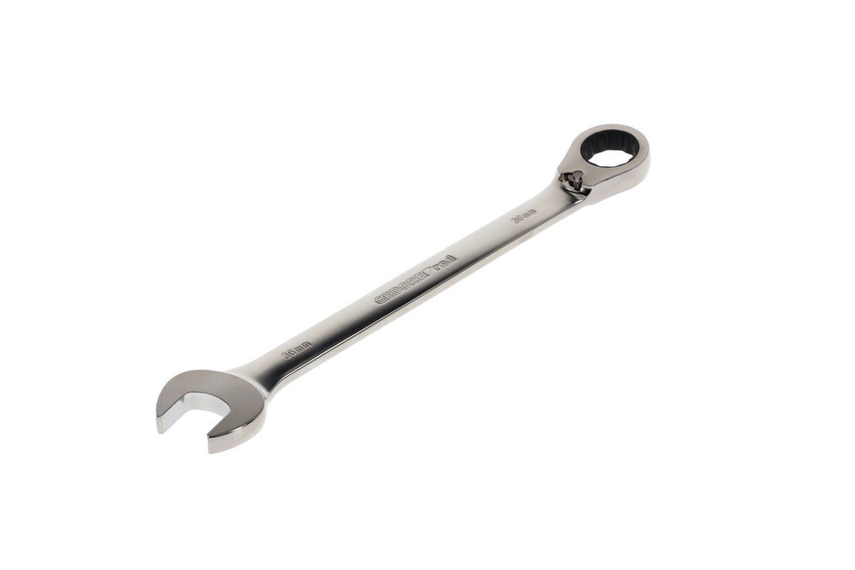 Llave combinada de carraca con palanca de cambio 36 mm