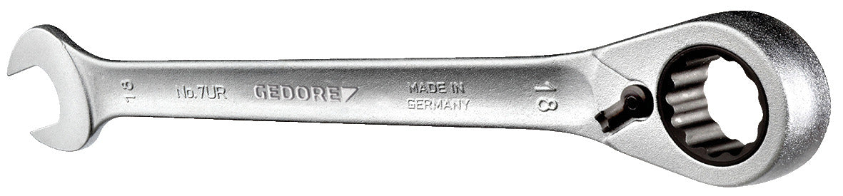 Llave combinada de carraca reversible 7 UR