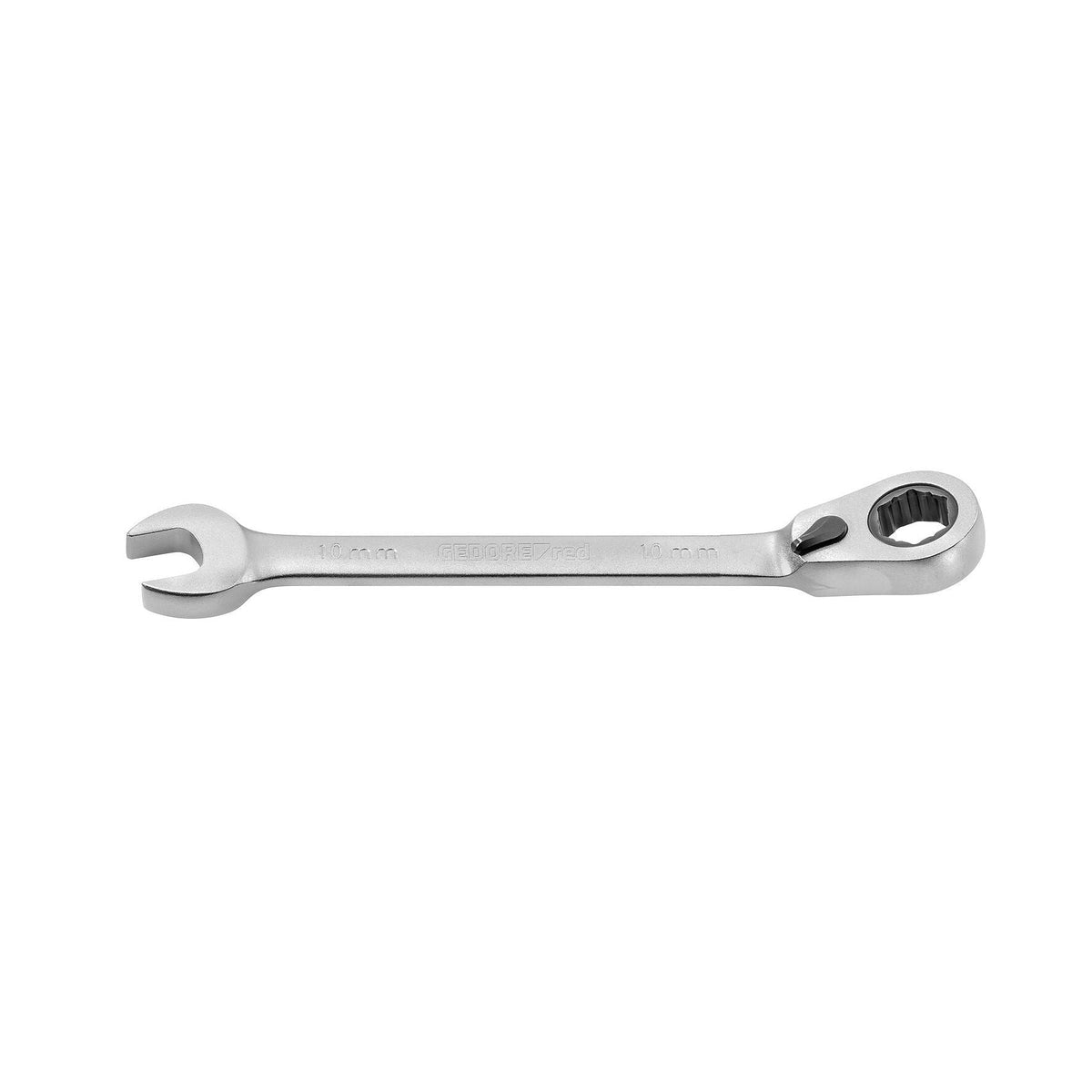 Llave combinada de carraca reversible con función de sujeción 10 mm