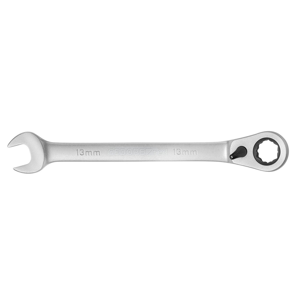 Llave combinada de carraca reversible con función de sujeción 18 mm
