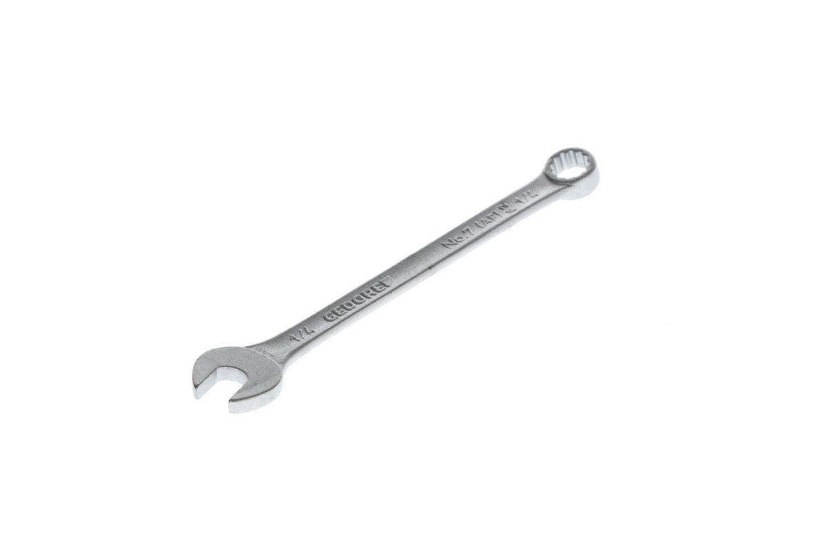 Llave combinada plana en pulgadas (AF) 1/4"