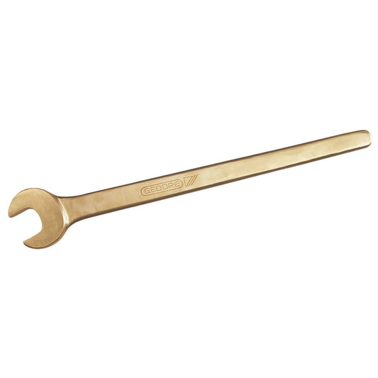 Llave de boca abierta angulada antichispa 15° 22 mm