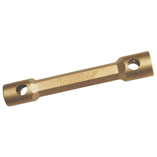 Llave de tubo doble antichispa 7 x 8 mm