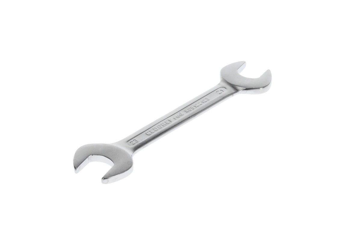 Llave fija de doble boca abierta compacta 21 x 23 mm
