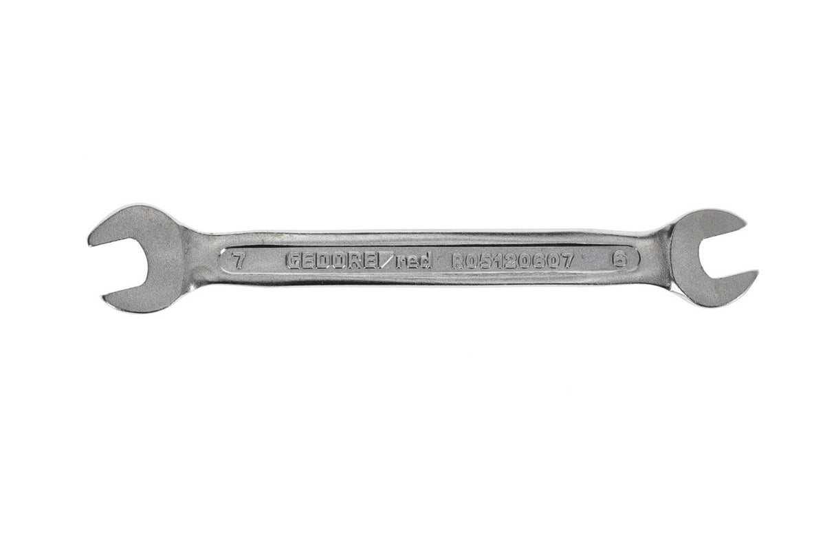 Llave fija de doble boca abierta compacta