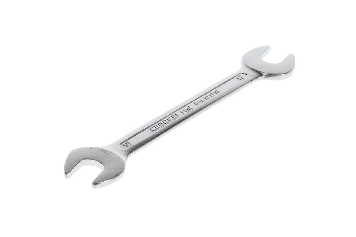 Llave fija de doble boca abierta 17 x 19 mm