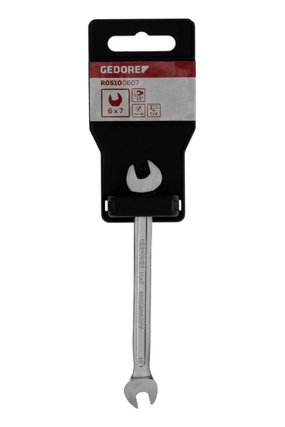 Llave fija de doble boca abierta