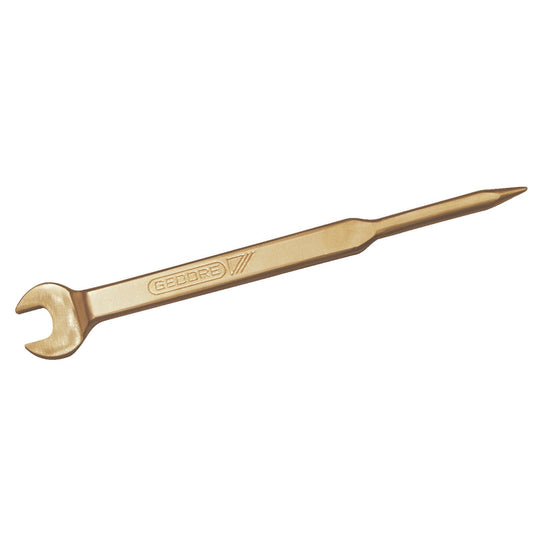 Llave fija de montaje acodada antichispa en pulgadas 11/16"