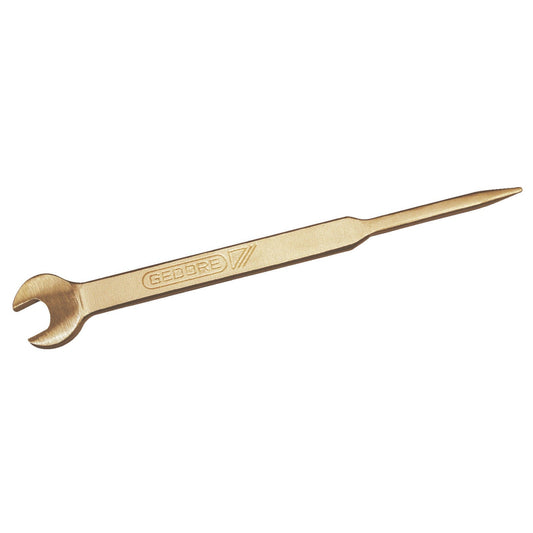 Llave fija de montaje con punta antichispa en pulgadas 11/16"