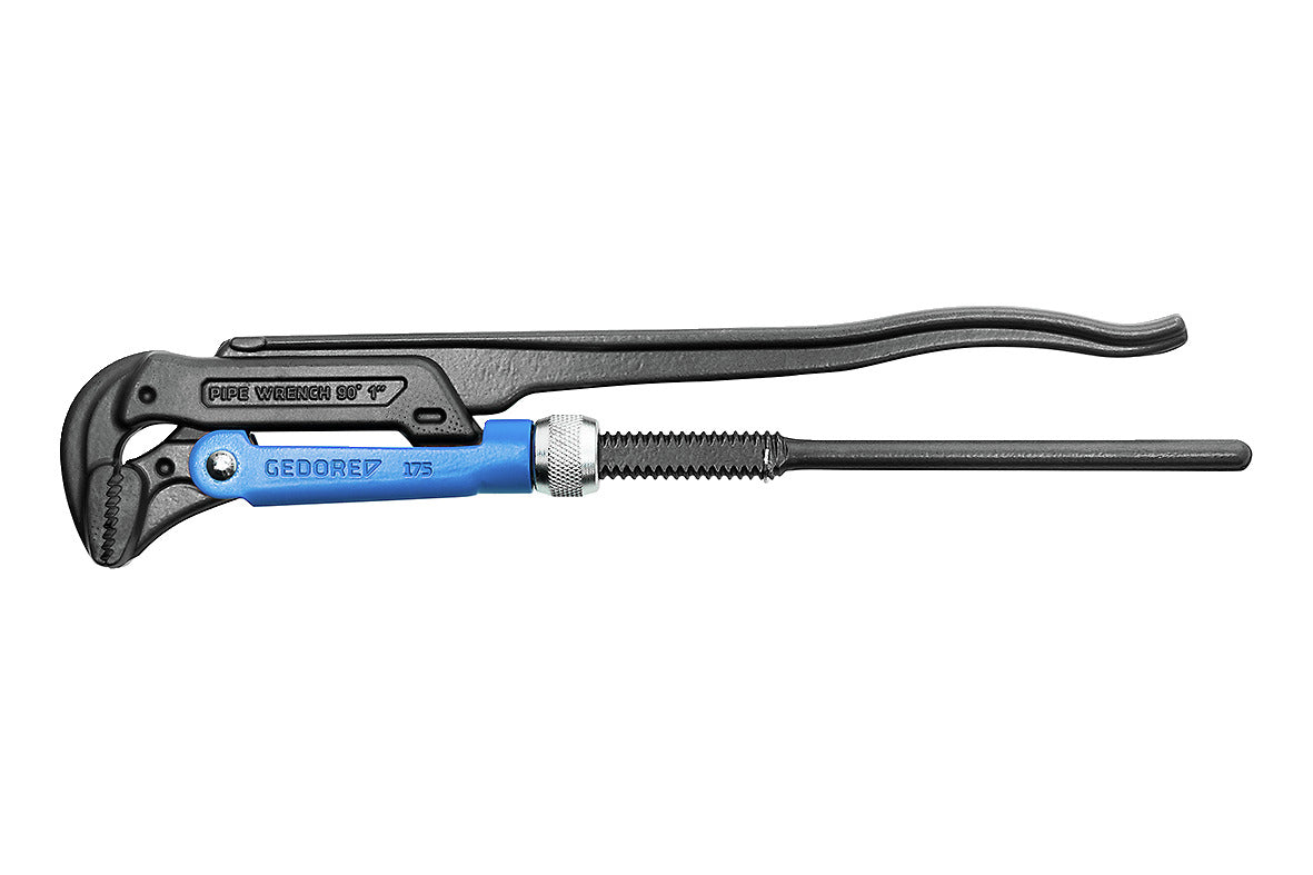 Llave para tubos con cabeza a 85°