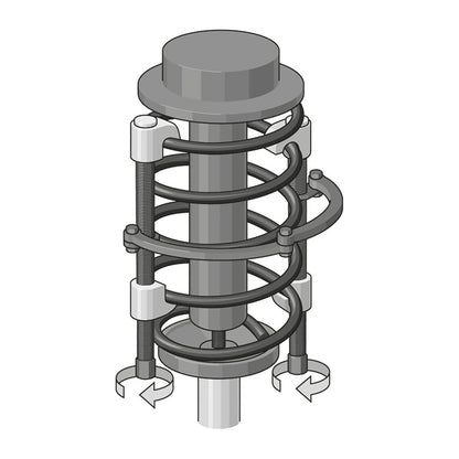 Compresor de muelles 240 mm