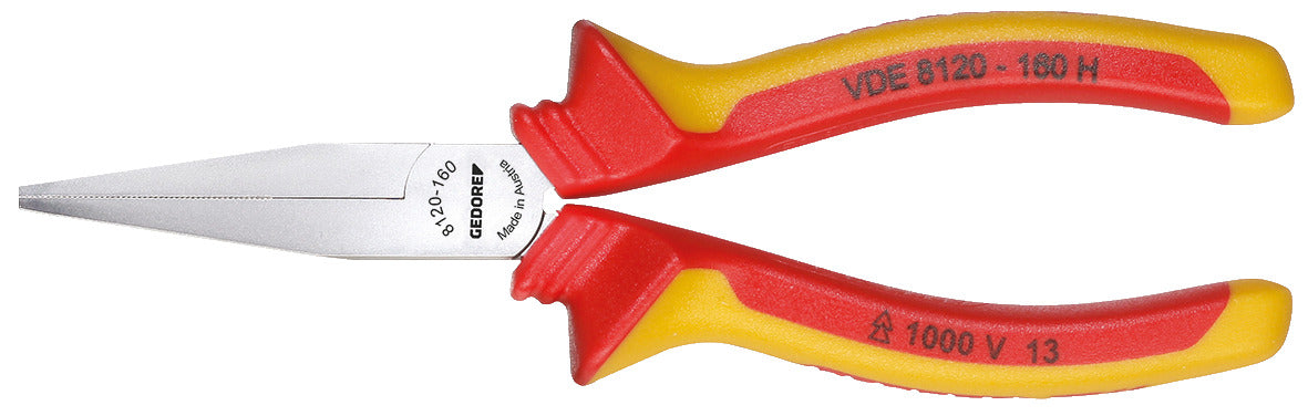 VDE 8120-160 H - Alicate VDE boca plana 160 H